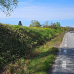 Bilden visar där nya cykelvägen ska gå mellan Söderåkra och Torsås.