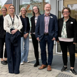 Bilden visar representanter från Torsås kommun, Trafikverket och Region Kalmar län.