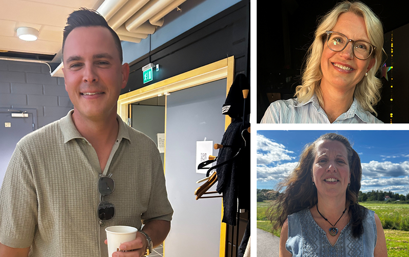 Philip Andersson, Sofie Nyström och Annika Holmquist