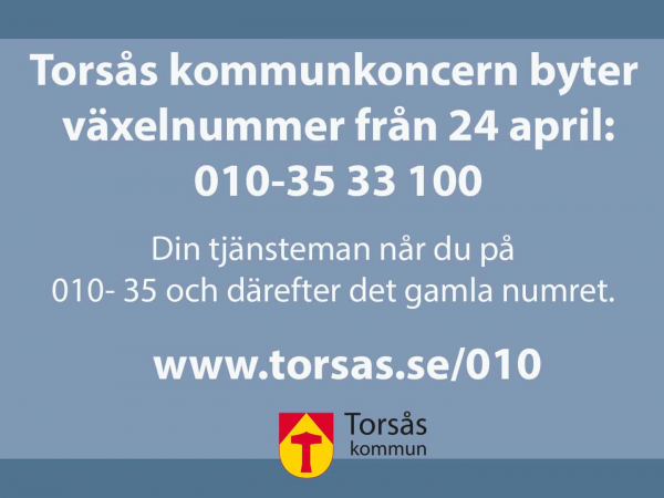 010 – nu får Torsås kommunkoncern nytt nummer