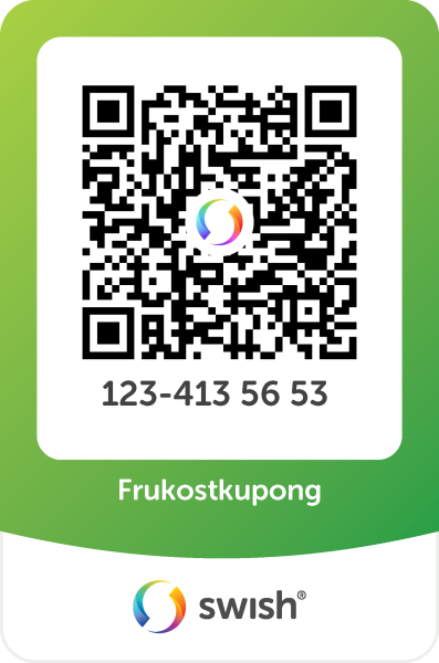 QR kod för frukost i skolorna